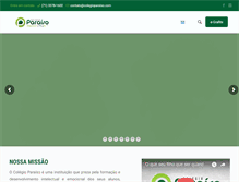 Tablet Screenshot of colegioparaiso.com